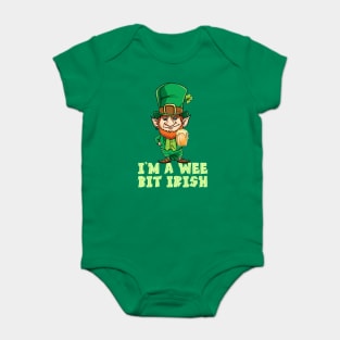 Wee Bit Irish Funny Irish Heritage St Paddys T-Shirt Baby Bodysuit